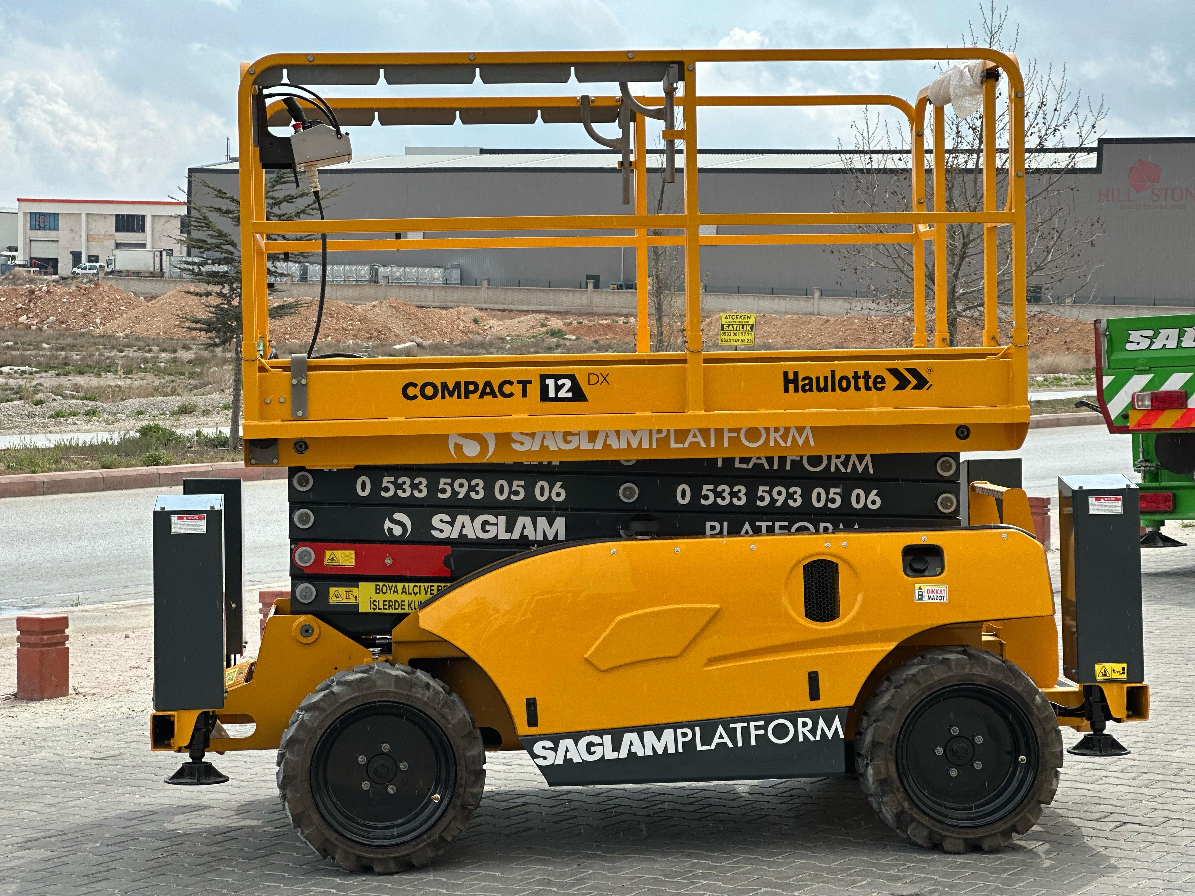 HAULOTTE MARKA SIFIR 12 METRE DİZEL MANLİFT