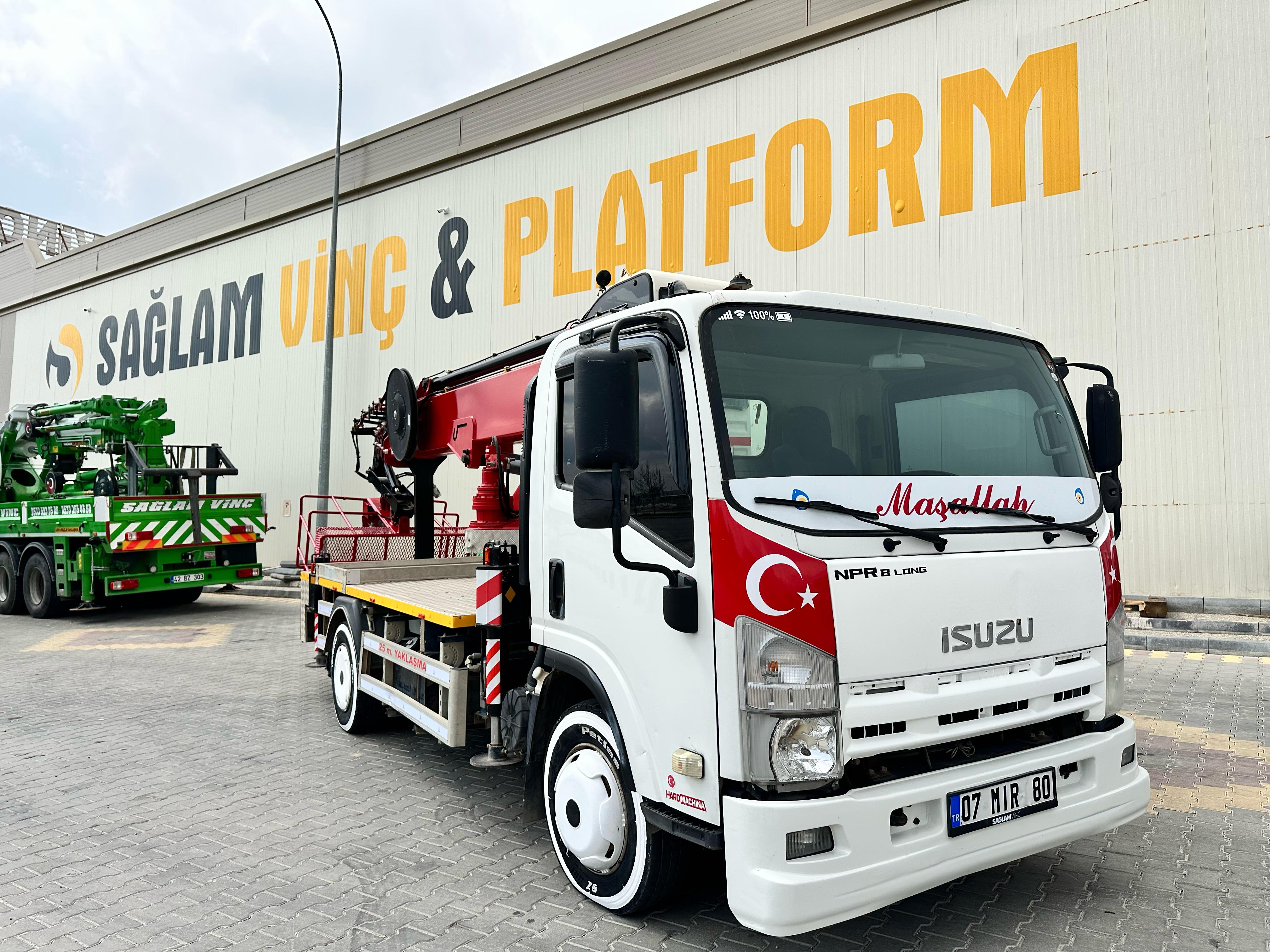 SAĞLAM VİNÇ GALERİDEN 2018 MODEL UZMANLAR SEPETLİ PLATFORM