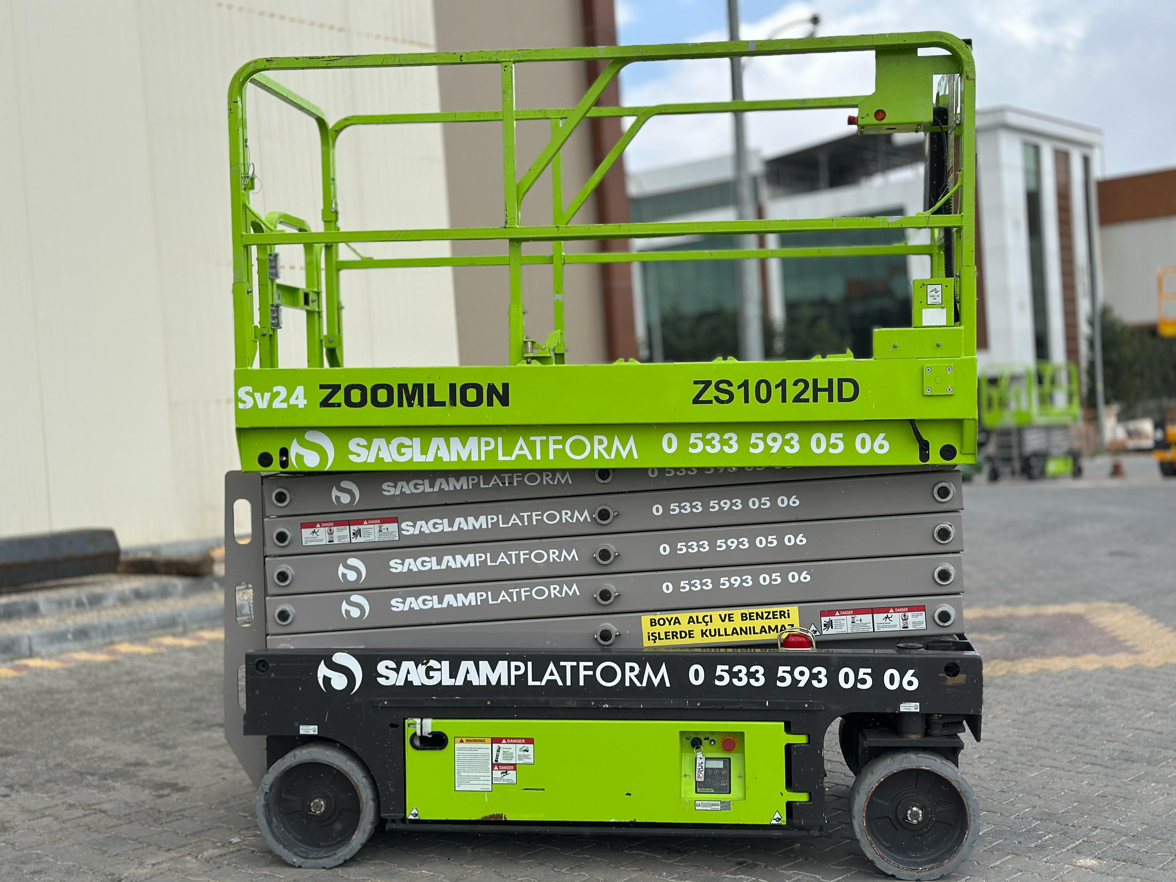 SAĞLAM VİNÇ GALERİDEN 2024 MOD ZOOMLİON 12 METRE MAKASLI MANLİFT