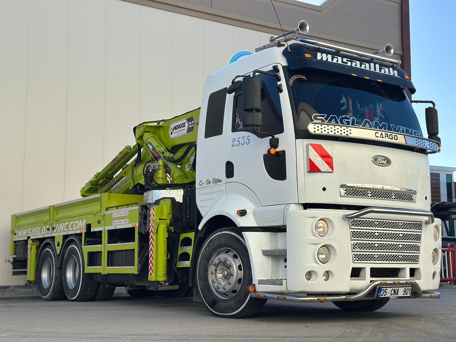 SAĞLAM VİNÇ GALERİDEN 20 TONLUK HİDRO ÖZ UZAKTAN KUMANDALI