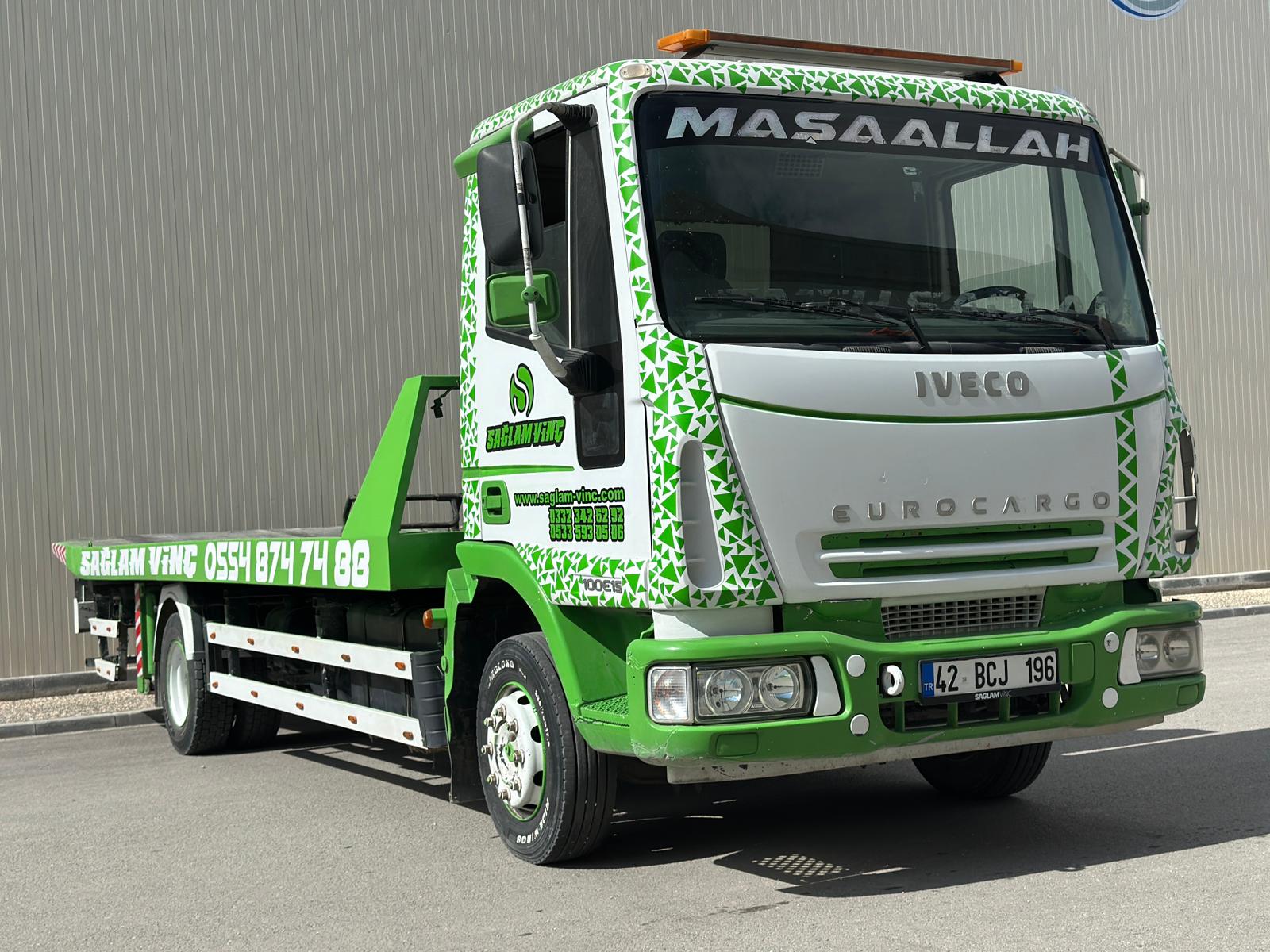 SAĞLAM VİNÇ GALERİDEN 2007 MODEL İVECO 100E15 KAYARKASA GÖZLÜK